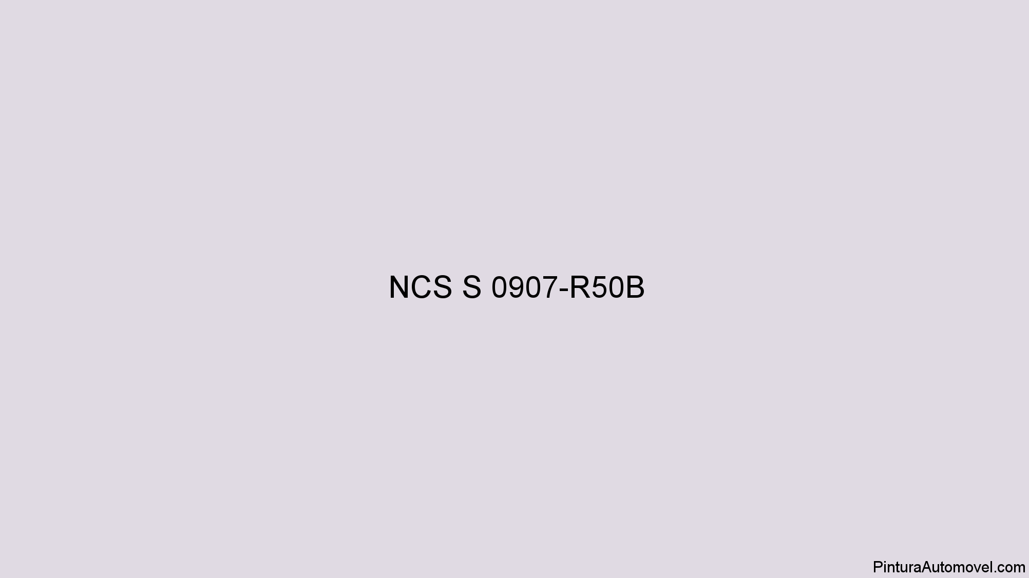 S 0907-R50B : Cor NCS S 0907-R50B | PinturaAutomovel.com