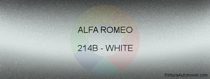 Pintura Alfa Romeo 214B White