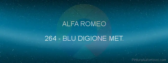 Pintura Alfa Romeo 264 Blu Digione Met.