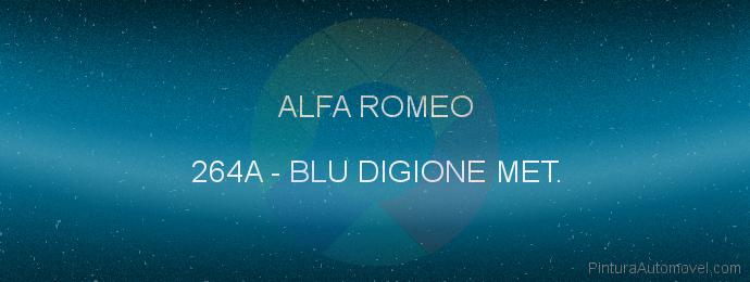 Pintura Alfa Romeo 264A Blu Digione Met.