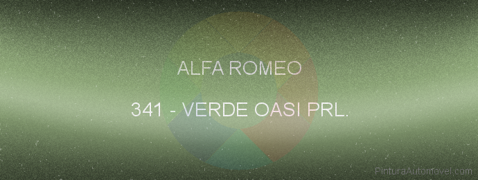 Pintura Alfa Romeo 341 Verde Oasi Prl.