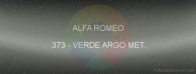 Pintura Alfa Romeo 373 Verde Argo Met.