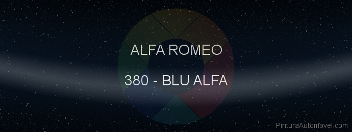Pintura Alfa Romeo 380 Blu Alfa