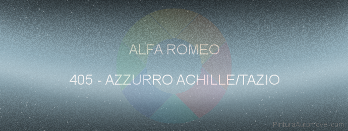 Pintura Alfa Romeo 405 Azzurro Achille/tazio