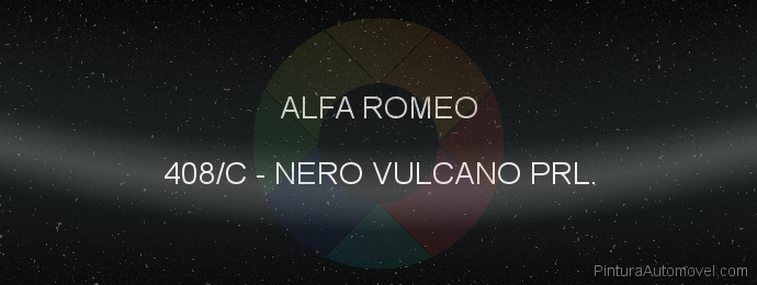 Pintura Alfa Romeo 408/C Nero Vulcano Prl.