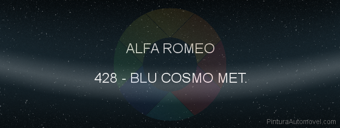 Pintura Alfa Romeo 428 Blu Cosmo Met.