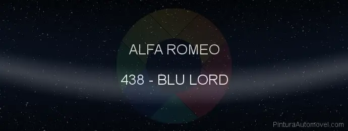 Pintura Alfa Romeo 438 Blu Lord