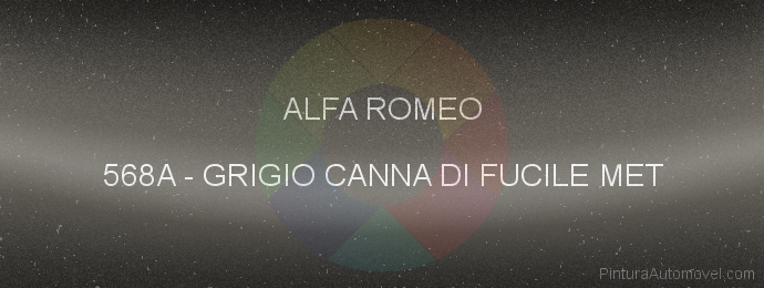 Pintura Alfa Romeo 568A Grigio Canna Di Fucile Met