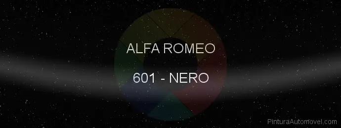 Pintura Alfa Romeo 601 Nero