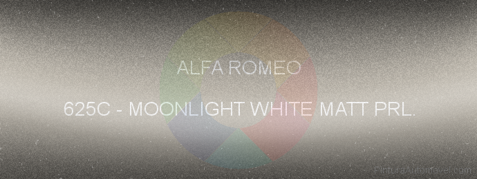 Pintura Alfa Romeo 625C Moonlight White Matt Prl.