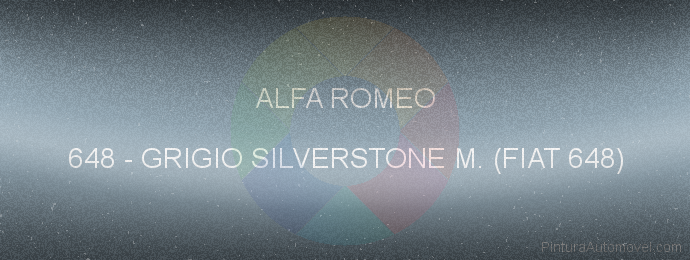 Pintura Alfa Romeo 648 Grigio Silverstone M. (fiat 648)