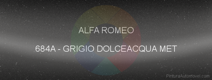 Pintura Alfa Romeo 684A Grigio Dolceacqua Met