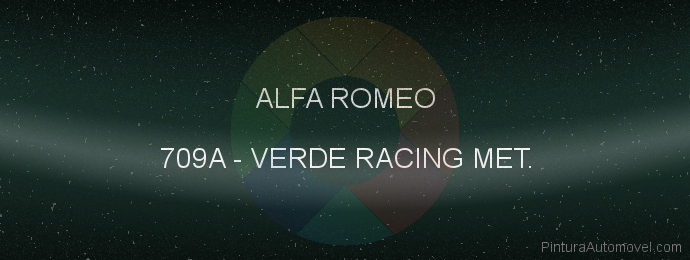Pintura Alfa Romeo 709A Verde Racing Met.