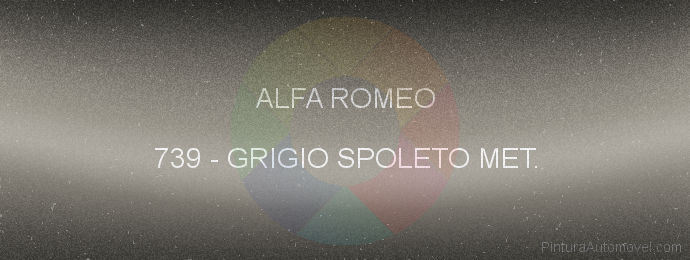 Pintura Alfa Romeo 739 Grigio Spoleto Met.