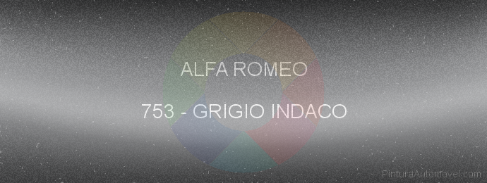 Pintura Alfa Romeo 753 Grigio Indaco