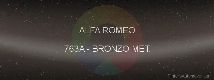 Pintura Alfa Romeo 763A Bronzo Met.