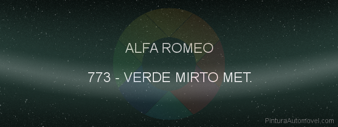 Pintura Alfa Romeo 773 Verde Mirto Met.