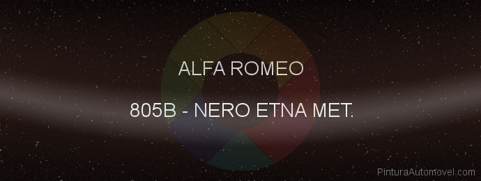 Pintura Alfa Romeo 805B Nero Etna Met.