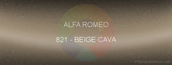Pintura Alfa Romeo 821 Beige Cava