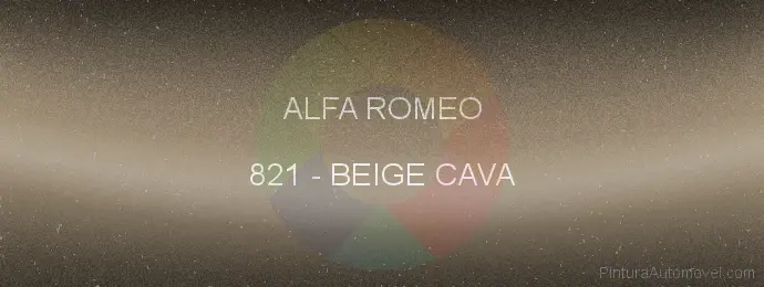 Pintura Alfa Romeo 821 Beige Cava