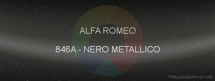 Pintura Alfa Romeo 846A Nero Metallico