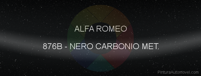 Pintura Alfa Romeo 876B Nero Carbonio Met.