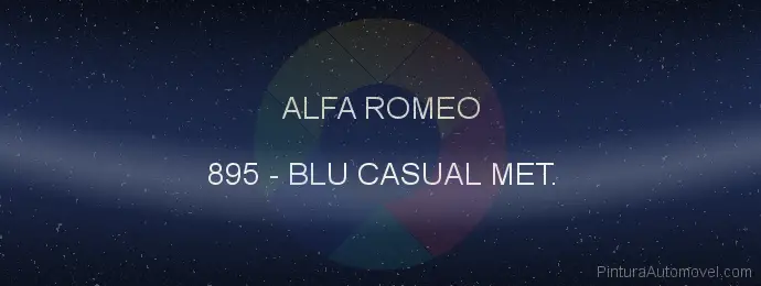 Pintura Alfa Romeo 895 Blu Casual Met.