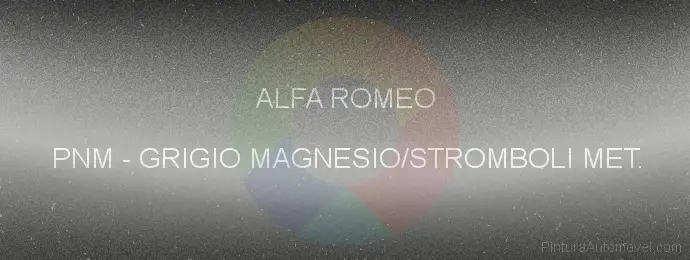 Pintura Alfa Romeo PNM Grigio Magnesio/stromboli Met.