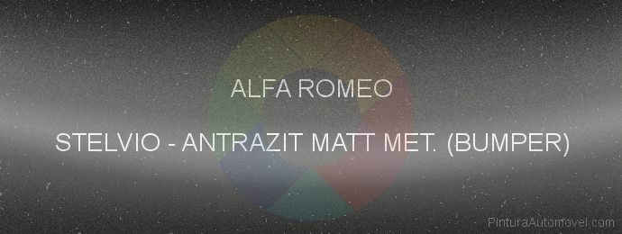 Pintura Alfa Romeo STELVIO Antrazit Matt Met. (bumper)