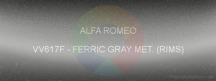 Pintura Alfa Romeo VV617F Ferric Gray Met. (rims)