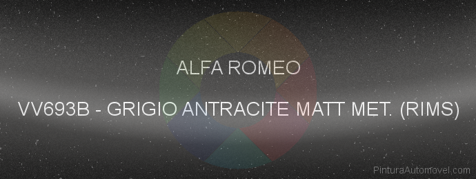 Pintura Alfa Romeo VV693B Grigio Antracite Matt Met. (rims)