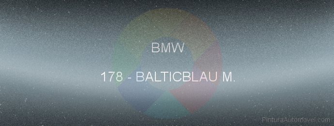Pintura Bmw 178 Balticblau M.