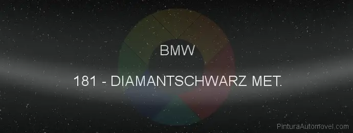 Pintura Bmw 181 Diamantschwarz Met.