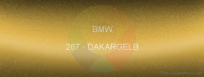 Pintura Bmw 267 Dakargelb