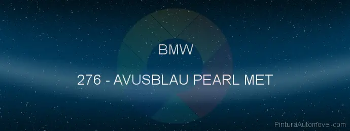 Pintura Bmw 276 Avusblau Pearl Met