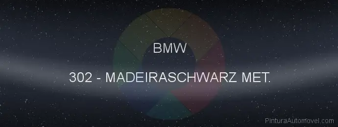 Pintura Bmw 302 Madeiraschwarz Met.