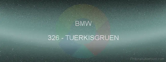 Pintura Bmw 326 Tuerkisgruen