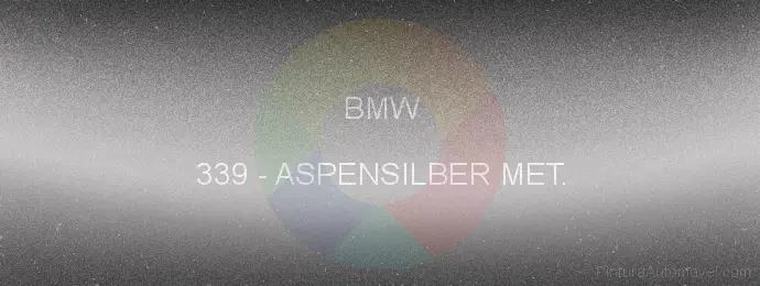 Pintura Bmw 339 Aspensilber Met.