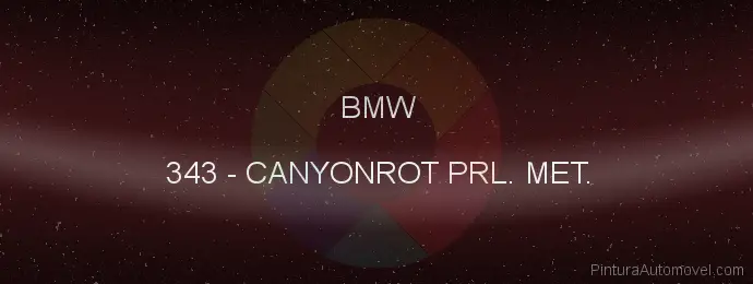 Pintura Bmw 343 Canyonrot Prl. Met.