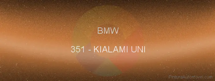 Pintura Bmw 351 Kialami Uni