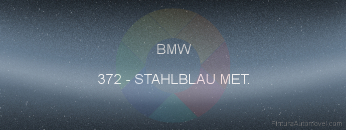Pintura Bmw 372 Stahlblau Met.