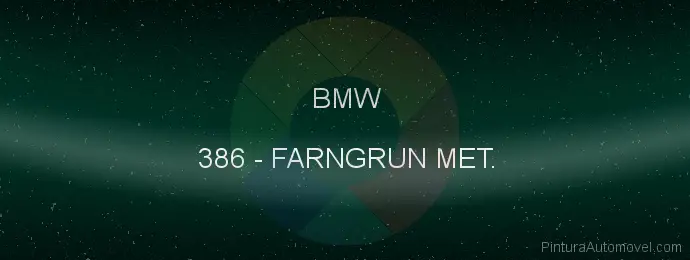 Pintura Bmw 386 Farngrun Met.