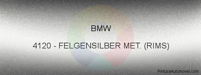 Pintura Bmw 4120 Felgensilber Met. (rims)