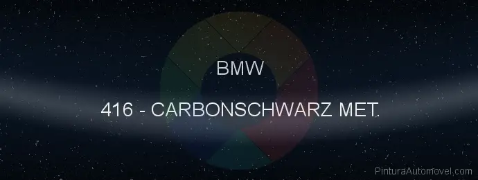 Pintura Bmw 416 Carbonschwarz Met.