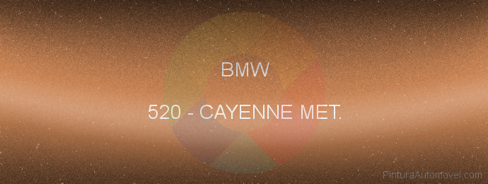 Pintura Bmw 520 Cayenne Met.