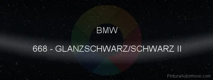 Pintura Bmw 668 Glanzschwarz/schwarz Ii