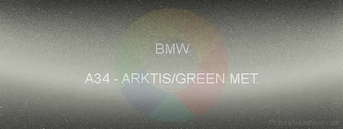 Pintura Bmw A34 Arktis/green Met.