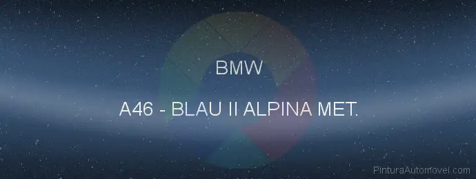 Pintura Bmw A46 Blau Ii Alpina Met.