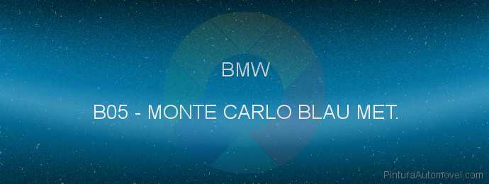 Pintura Bmw B05 Monte Carlo Blau Met.