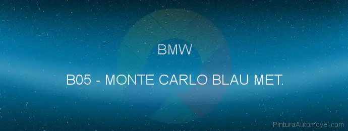 Pintura Bmw B05 Monte Carlo Blau Met.